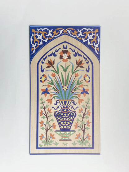 Tile Travel Muslim Heritage | Wooden Panel | Islamic Art, ramadan, eid, eclectic, Quran, Arabic, mosque, Pakistan, Palestine, Alhambra